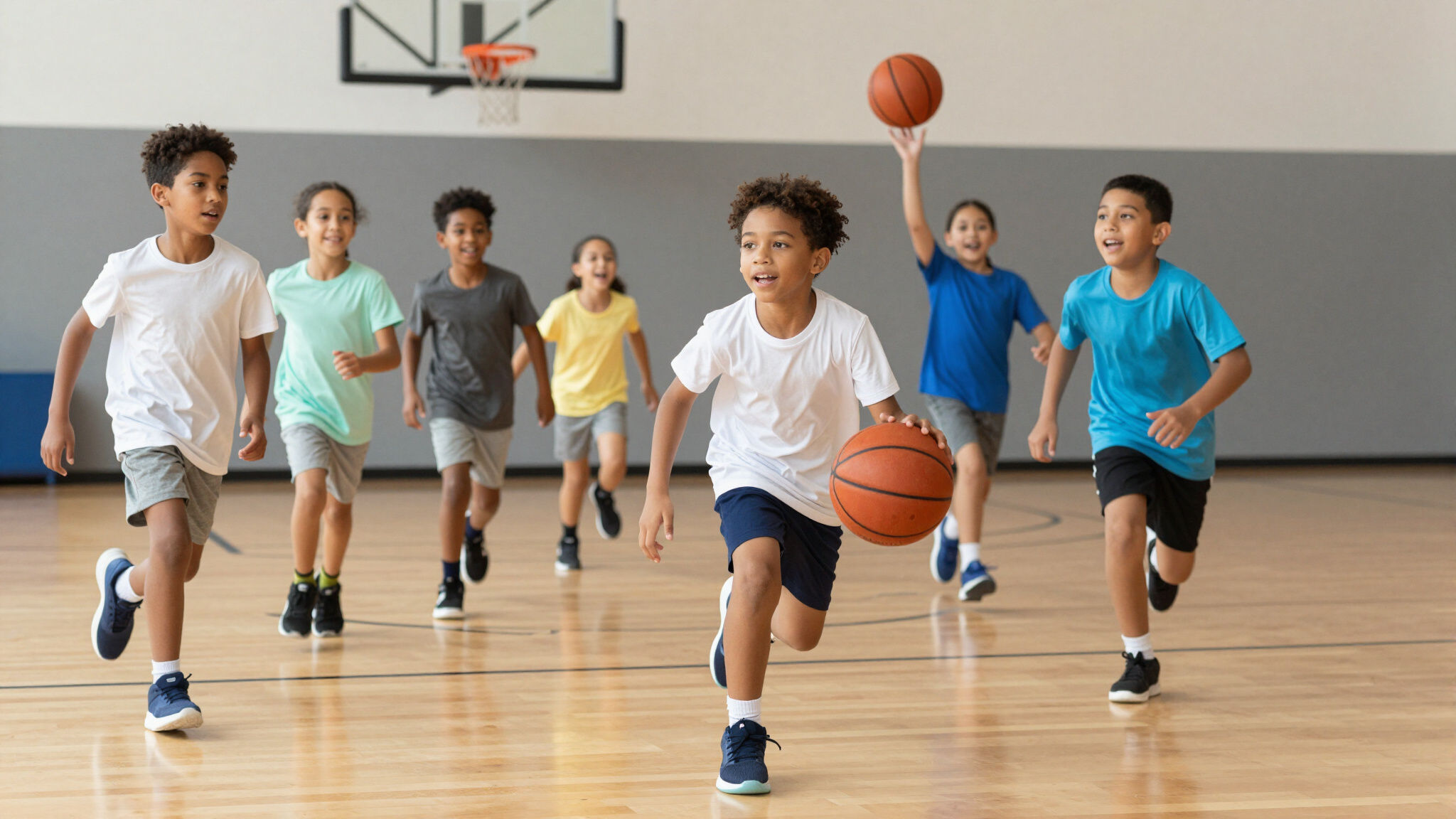 EHB HOOPS players during a game